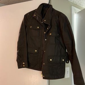 Army green J Crew jacket